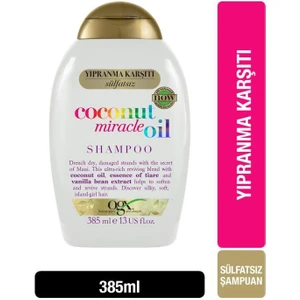OGX Yıpranma Karşıtı Coconut Miracle Oil Sülfatsız Şampuan 385 ml