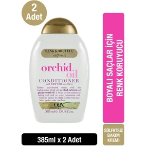 OGX Renk Koruyucu Orchid Oil Sülfatsız Saç Bakım Kremi 385 ml x2