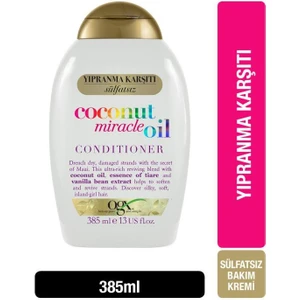 OGX Yıpranma Karşıtı Coconut Miracle Oil Sülfatsız Saç Bakım Kremi 385 ml