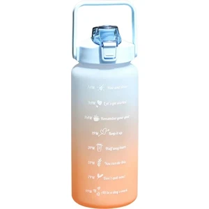 2 Litre Ilham Verici Su Şişesi - Mavi/turuncu