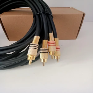 Rca Kablosu 5 Metre %100 Bakır Rca Ses Aktarım Kablosu El Yapımı 5 Metre