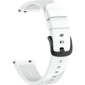 Amazfit Bip U - Bip U Pro Için Silikon Kordon Kayış Beyaz
