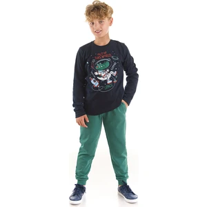 Astronot Timsah Erkek Çocuk T-Shirt Pantolon Takım
