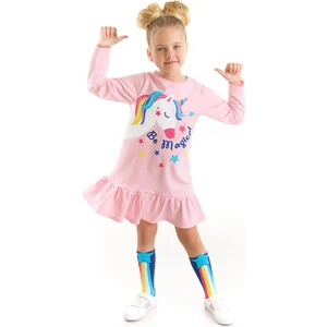 Unicorn Magic Kız Çocuk Pembe Elbise
