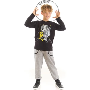 Astronot Köpek Erkek Çocuk T-Shirt Pantolon Takım