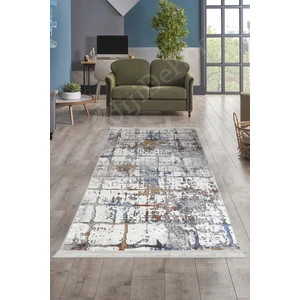Diji Dekor KY7005 Multi Saçaklı Dijital Halı Kaymaz Yıkanabilir Oda Mutfak Koridor Salon Halısı