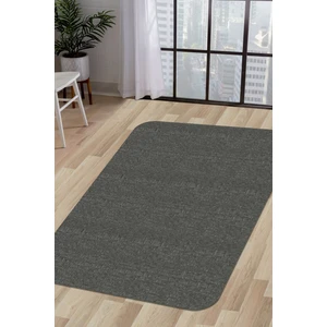 Diji Dekor K1290 Antrasit Saçaksız Dijital Halı Kaymaz Yıkanabilir Oda Mutfak Koridor Salon Halısı