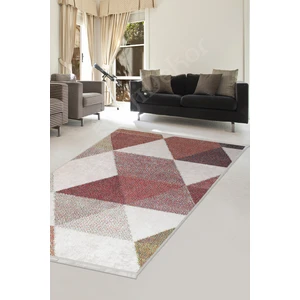 Diji Dekor K1270 Multi Saçaklı Dijital Halı Kaymaz Yıkanabilir Oda Mutfak Koridor Salon Halısı