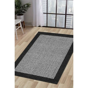 Diji Dekor KR4040 Gri Antrasit Saçaksız Dijital Halı Bukle Görünümlü Oda Salon Halısı