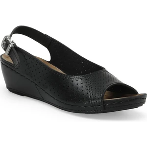 162750.Z3FX Siyah Kadın Comfort Sandalet