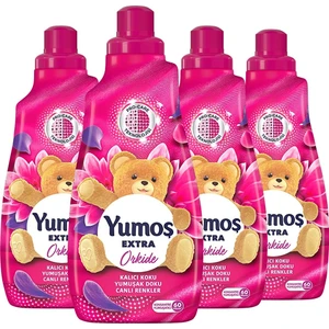 Extra Konsantre Çamaşır Yumuşatıcısı Orkide 1440 ml 60 Yıkama x 4'lü
