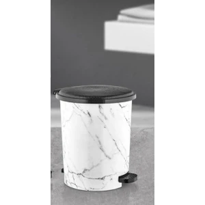 Desenli Pedallı Çöp Kovası - 8 Lt