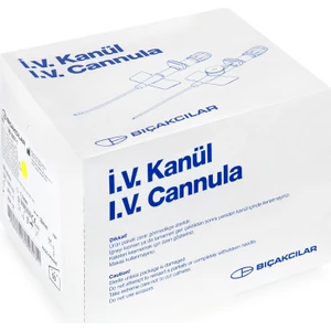Iv Kanül Sarı 50 Adet