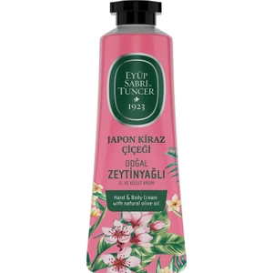 Eyüp Sabri Tuncer Doğal Zeytinyağlı Japon Kiraz Çiçeği El ve Vücut Kremi 50 ml Tüp