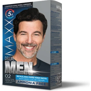 Maxx Deluxe Man 0.2 Doğal Siyah Saç Boyası