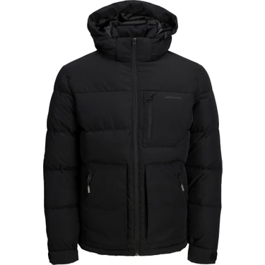 Jack & Jones Jcootto Puffer Sn Siyah Erkek Mont