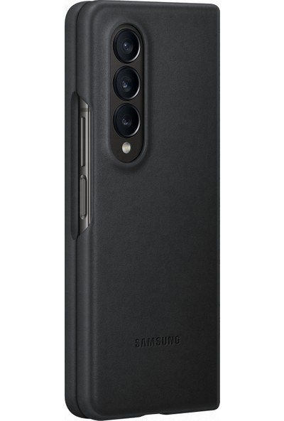 Samsung Galaxy Z Fold 4 Deri Kılıf - Siyah - EF-VF936LBEGWW
