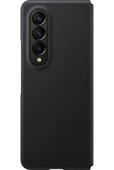 Samsung Galaxy Z Fold 4 Deri Kılıf - Siyah - EF-VF936LBEGWW