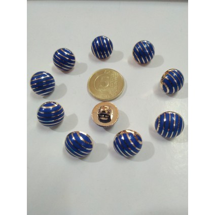 Metalize Inci Düğme