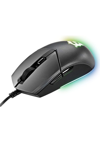 Msi Clutch GM11 Gaming Mouse, Rgb LED Aydinlatma, Altin Kaplama USB Baglanti