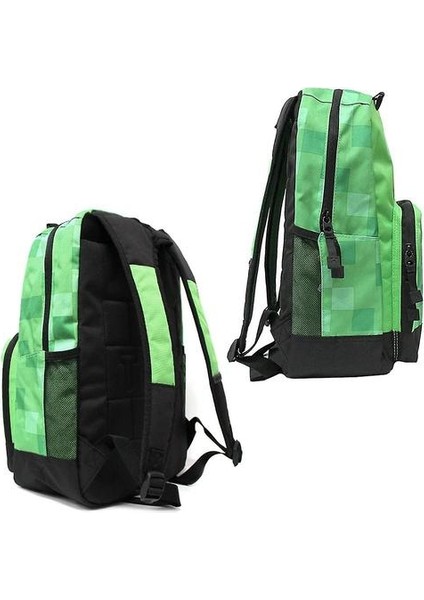 Minecraft Schoolbag Ilköğretim Okulu Çocuk Schoolbag Sırt Çantası (Renkli-6) (Yurt Dışından)