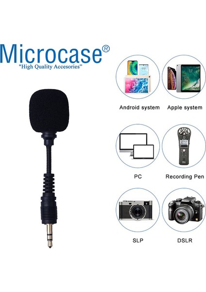3.5 mm 3 Boğum Mini Telefon Notebook Laptop Mikrofon - AL2660