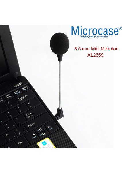 3.5 mm 3 Boğum Mini Esnek Telefon Notebook Laptop Mikrofon - AL2659
