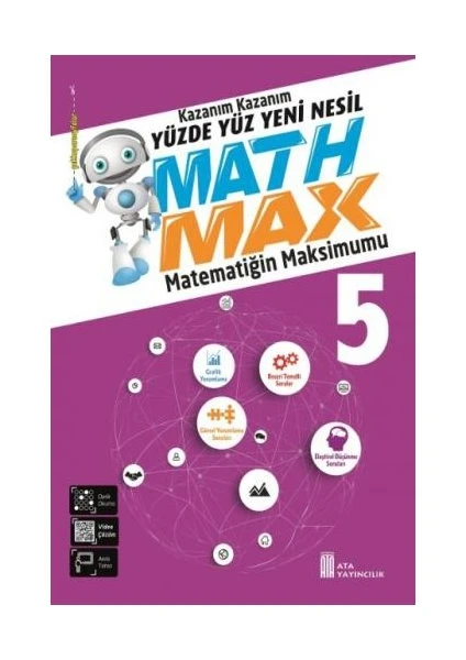 Ata Yayıncılık  5. Sınıf Math-Max Beceri Temelli Matematik Soru Bankası