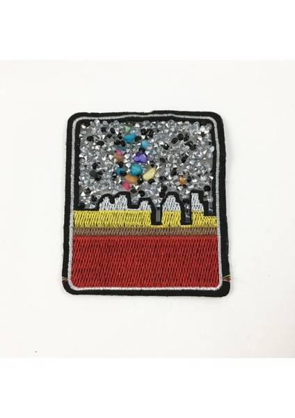 Yapıştırma Dökme Taşlı Cep Arması