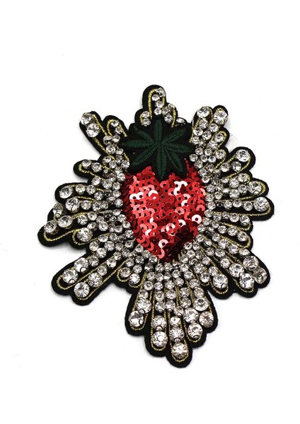 Dikme Taşlı Pullu Çilek Patch