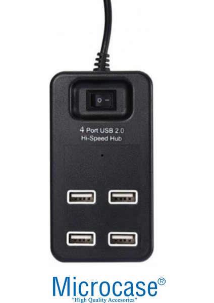 USB To USB 2.0 4 Port 480 Mbps Çoklayıcı Hub - AL2940