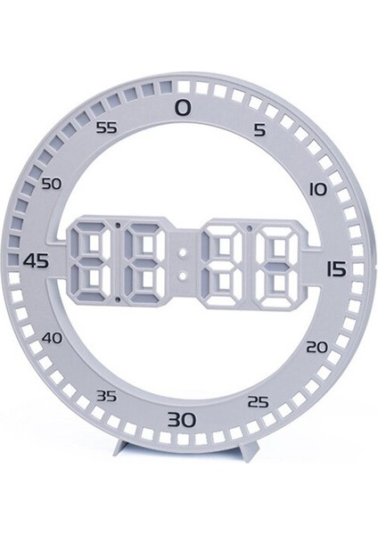 3D LED Dijital Uzay Tasarım Modern Duvar ve Masa Saati