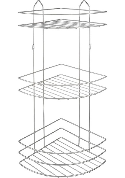 Krom EK03 Eko Üç Katlı Köşe Şampuanlık