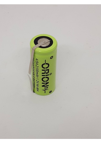 1.2V 4/5A 2100 Mah Şarjlı Diş Fırçası Pili 17 x 43 mm Boyutta