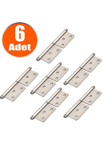 Yönsüz Cerman Menteşe Saten 12 Cm (6 Adet)