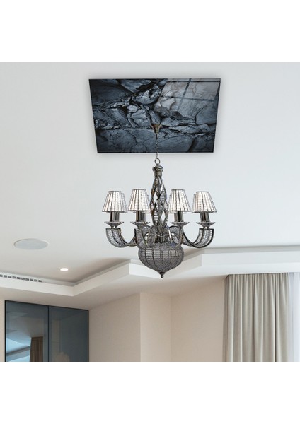 Cam Avize Göbeği | Doğal Taş Desen | 50cm x 50cm fiyatları