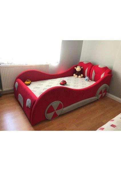 90X190 Mdf Arabalı Çocuk Yatağı (Yatak Dahildir)