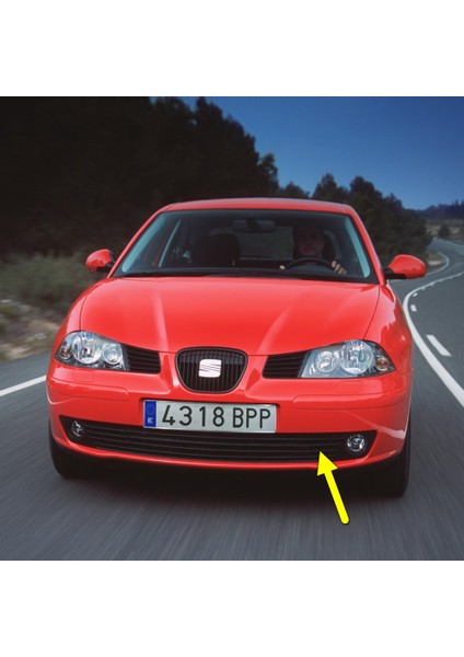 Seat Ibiza 2003-2009 Ön Tampon Sol Sis Farı Çerçevesi Izgarası 6L0853665L