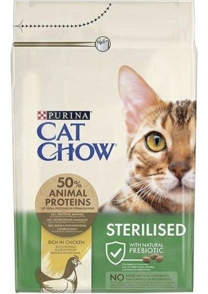 Sterilised Tavuklu Kısırlaştırılmış Kedi Maması 3 kg