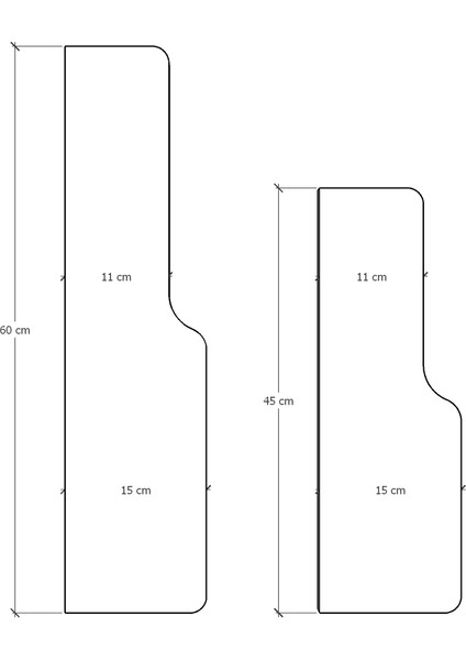 Doğal Modern Organizer Düzenleyici Kıvrımlı Dekoratif Kitaplık Banyo Mutfak Duvar Rafı Petra fırsatları