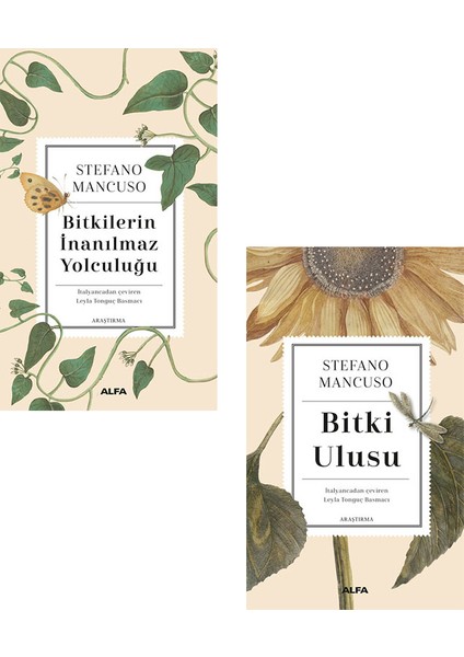 Stefano Mancuso 2 Kitap Set - Bitkilerin İnanılmaz Yolculuğu - Bitki Ulusu