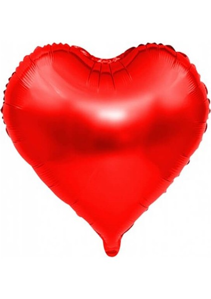 Kırmızı Kalp Folyo Balon 18" - 45 cm
