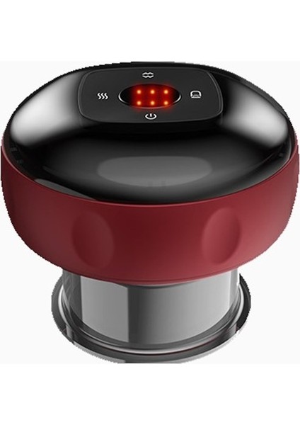 Vakumlu Elektrikli Portatif Masaj Makinesi - Kırmızı (Yurt Dışından)
