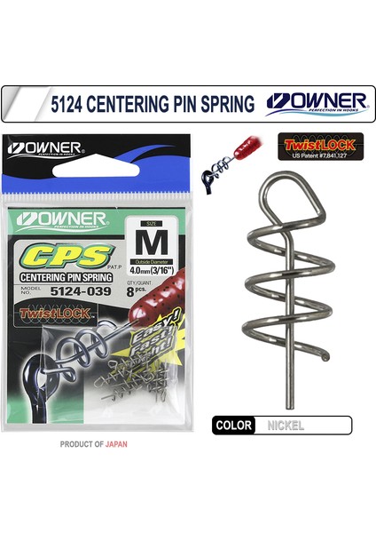 5124 Centering Pin Spring White Silikon Sabitleme Yayı