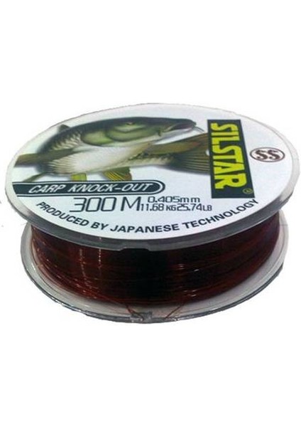 1170 Carp Knock Out 300MT Monofilament Misina Kahverengi