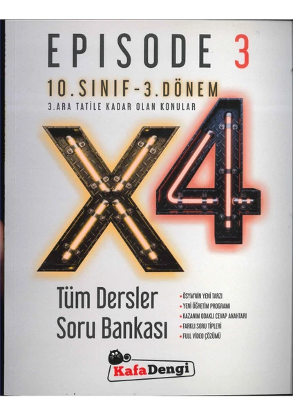 Kafa Dengi Yayınları 10.Sınıf Tüm Dersler Soru Bankası