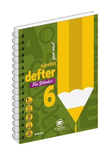 6.Sınıf Fen Bilimleri Okula Yardımcı Öğreten Defter