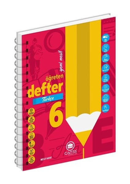 6.Sınıf Türkçe Okula Yardımcı Öğreten Defter