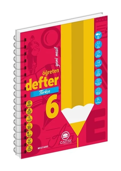 Çanta Yayınları 6.Sınıf Türkçe Okula Yardımcı Öğreten Defter