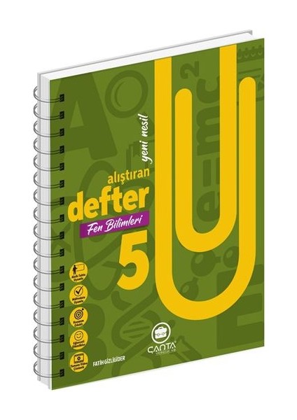 5.Sınıf Fen Bilimleri Okula Yardımcı Alıştıran Defter